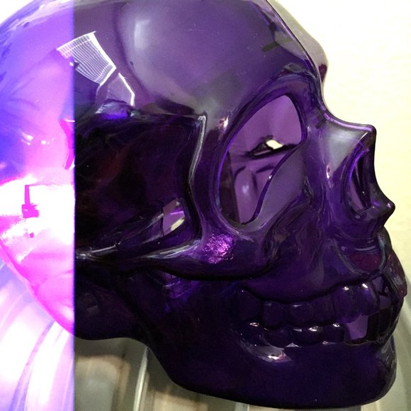 SKULL STROBE Translucent Strobe LITE F/X  Halloween Prop VTG - Picture 4 of 15